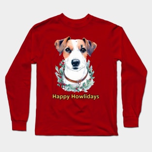 Happy Howlidays Jack Russell Terrier Long Sleeve T-Shirt